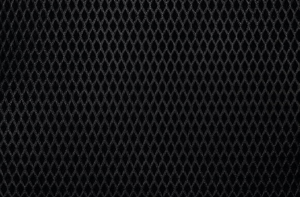 istock Texture of a black imitation leather 594068362