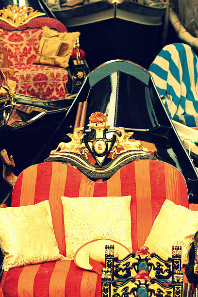 Venice gondola. Details of gondola