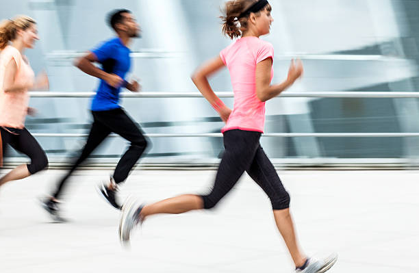 istock Group of friends working out together 594075270