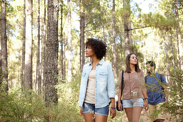 istock Friends looking for something in a plantation 594078022