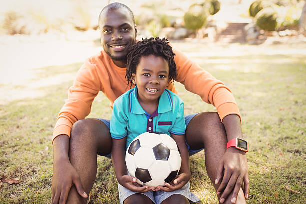 istock Happy family posing together 594078648