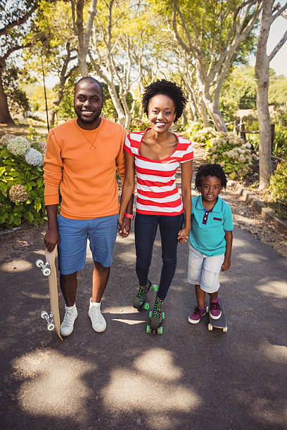 istock Happy family posing together 594078756