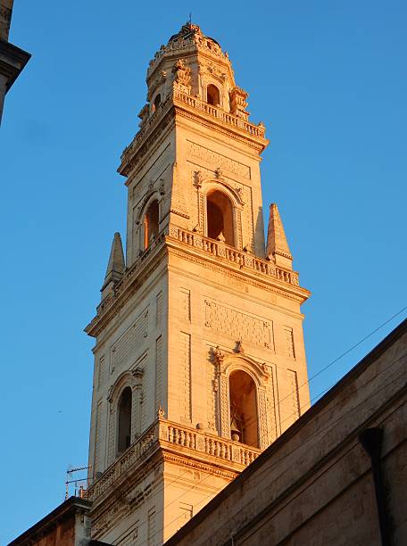 istock Lecce - Glimpse of the cathedral bell tower 594449714