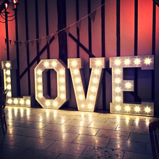 istock LOVE Lettering in Light Bulbs Against a Barn Wall 594451034
