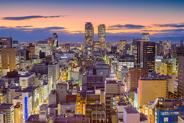 istock Nagoya, Japan Skyline 594455998
