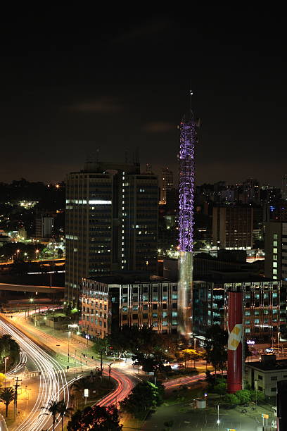 istock Sao Paulo Skyline with Morumbi district at night, Brazil 594457720