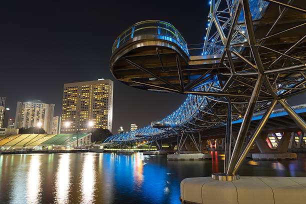 istock Helix Bridge singapore travel landmark 594458234