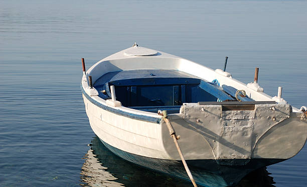 istock Small wooden boat 594459968