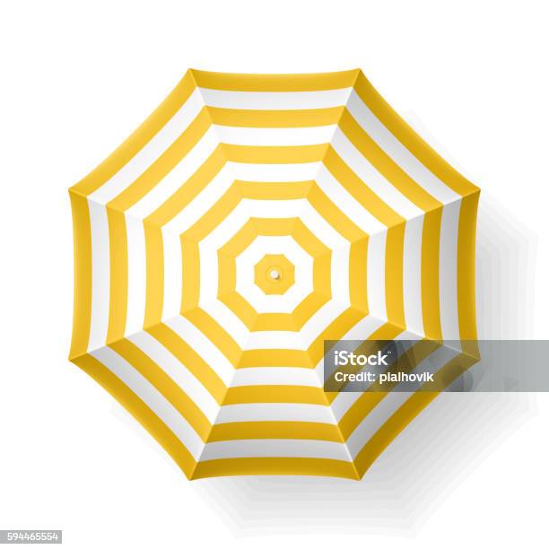 Beach Umbrella Stock Illustration - Download Image Now - Beach Umbrella, Parasol, Sunshade