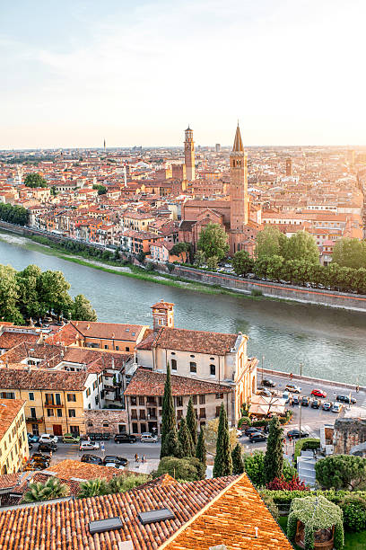 istock Aerial view on Verona city 594469148