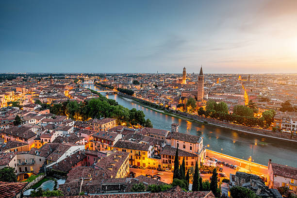istock Aerial view on Verona city 594469870