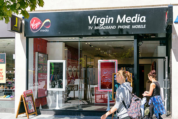 Virgin Media shop stock photo