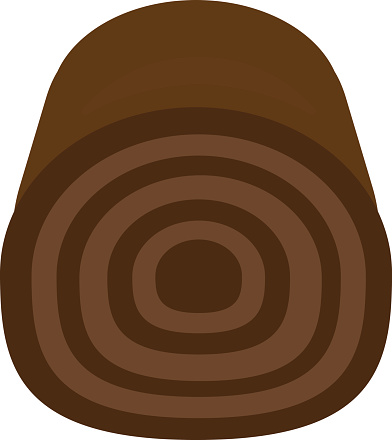 Cartoon Rolo Chocolate Chocolate Roll Vector Illustration Stock Illustration - Download Image ...