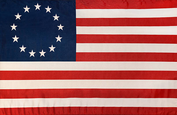 istock thirteen star Betsy Ross flag 594485640