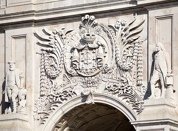 istock Lisbon Rua Augusta Triumphal Arch 594487020