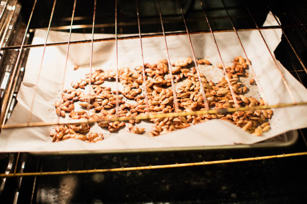 Roasted Pumpkin Seeds stock photo