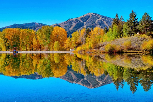 Fall Reflections - Sun Valley, Idaho