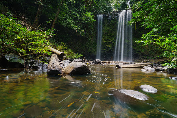 Madai waterfall stock photo