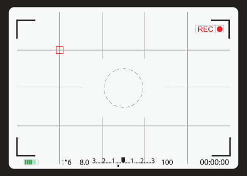 Camera Text Focus Pattern White Camera Focusing Screen Stock Illustration - Download Image Now ...