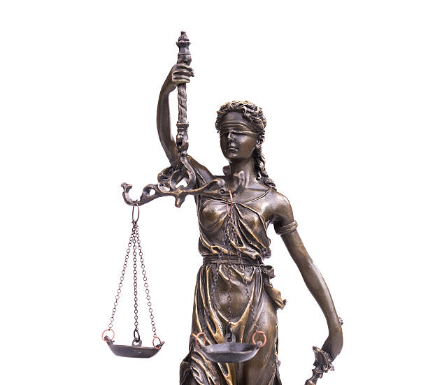istock Statue of justice,law concept 594907434