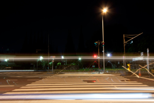 Tokyo Aoyama night of road / national highway 246
