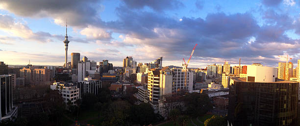 istock Panoramic view of Auckland skyline 594907836