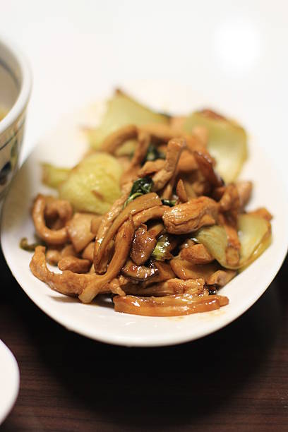 istock Fried Tofu and Japanese Mushroom 594909106