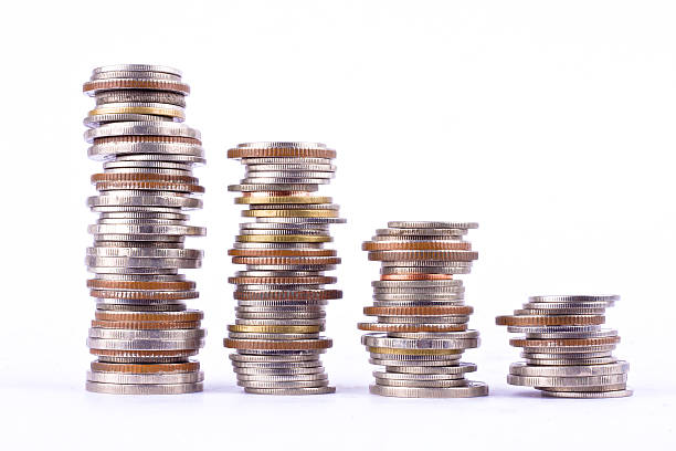 istock growing money graph, row of coin,  coins stack 594910892