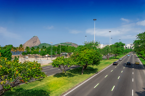 Flamengo park on the left.