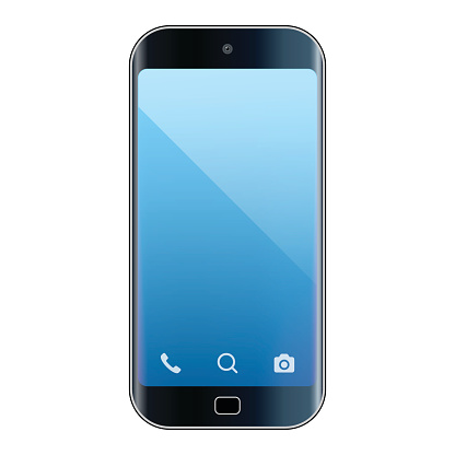 Vector illustration of a realistic smartphone