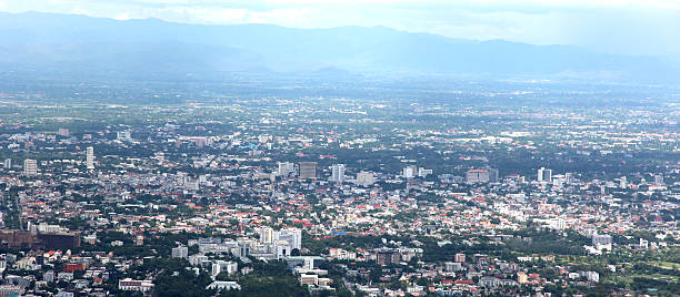 istock Chiang mai on view point of doi suthep 594915506
