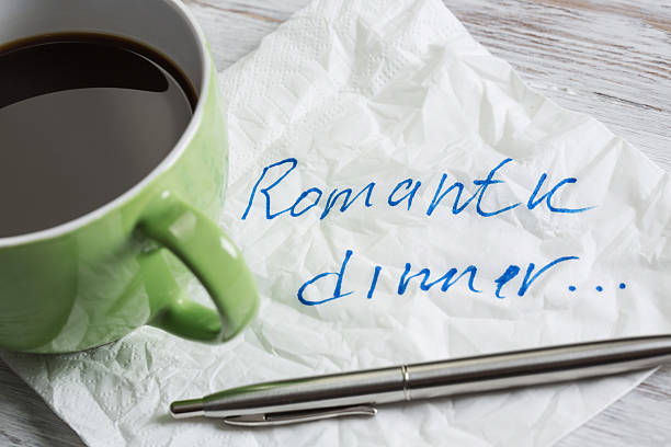 istock Love confession on napkin 594916876