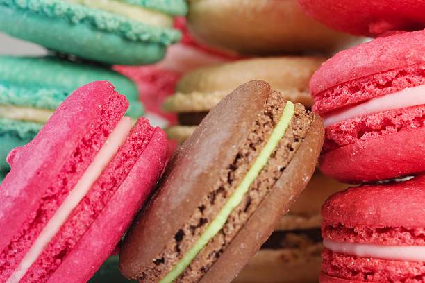 istock Set of delicious macaroons 594917502