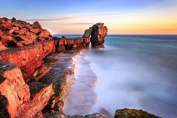 istock Sunset at Portland bill, Dorset 594927784