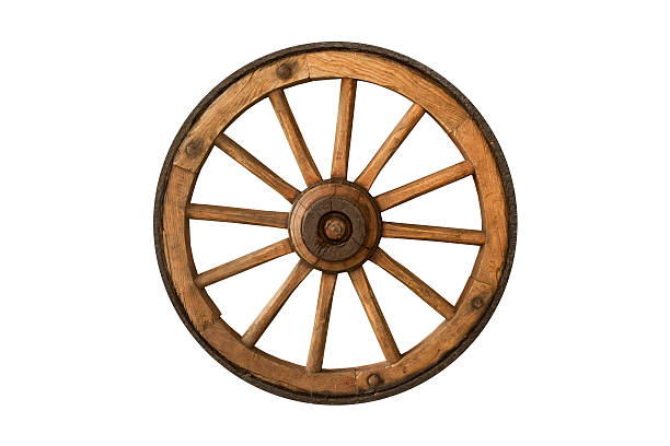 istock brown old wooden wheel 594928534