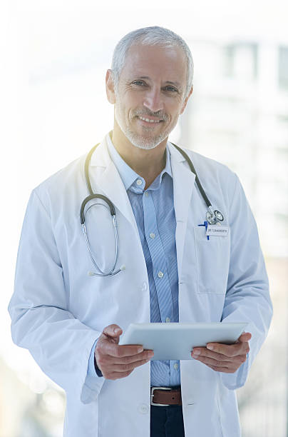 istock Doing his best to ensure your health 594937616