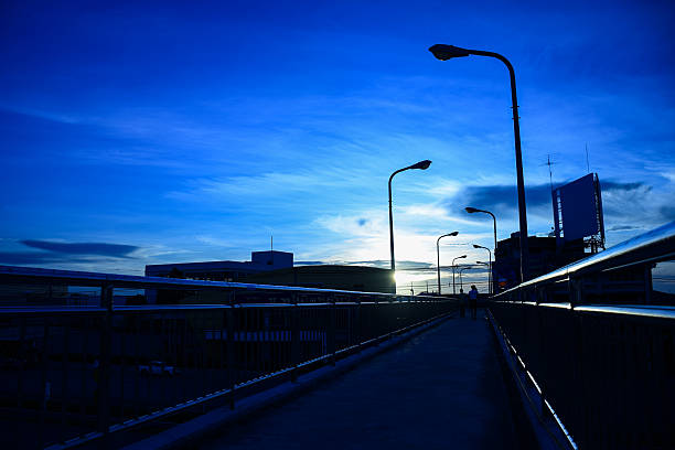 istock blue tone on the overcrossing 594938158