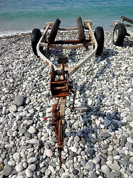 istock Trolley for jet ski and boats 594939966