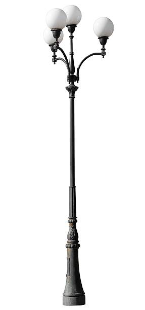 istock Decorative street lamp-post . 594942750