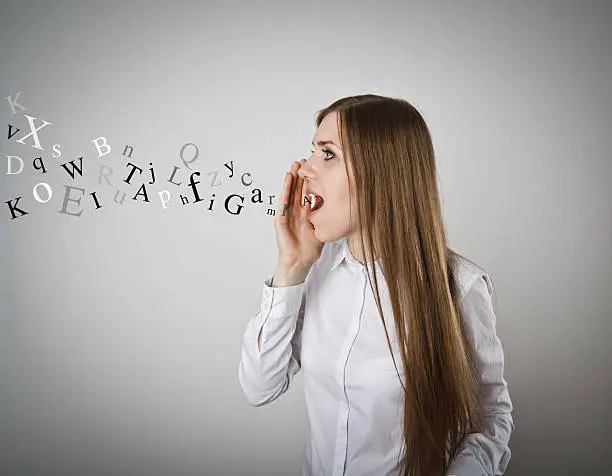 Photo of Screaming. Letters.