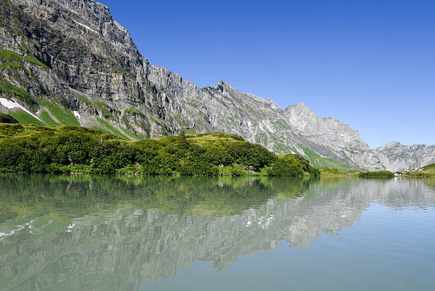 istock Lake Truebsee over Engelberg, Switzerland 594945478