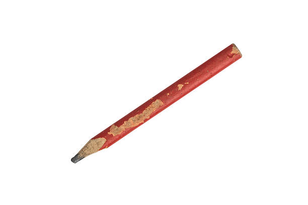istock carpenters Pencil isolated on white with  clipping path 594946758