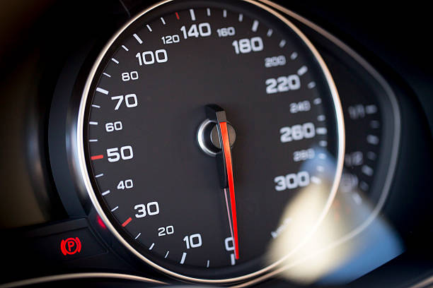 istock Detail Of Car Speedometer 594948054