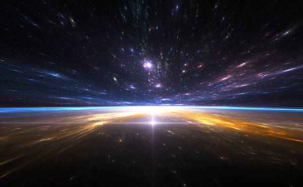 Time warp, traveling in space.