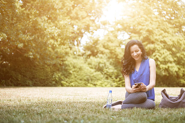 istock Woman texting on the mobile phone 594950288