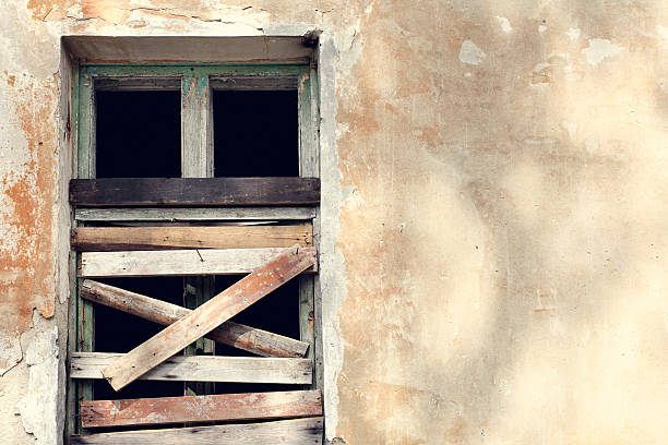 Window Window Old house. boarded up stock pictures, royalty-free photos & images