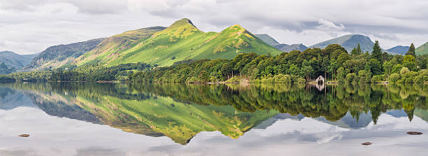istock Panoramic View Of Derwentwater In The Lake District. 594951812
