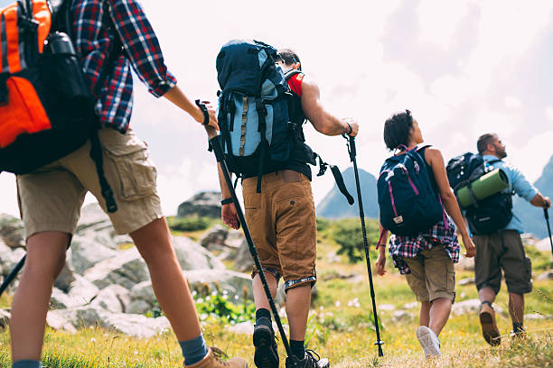 istock Friends hiking in the mountain 594954820
