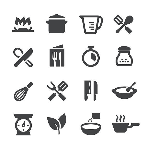 Cooking Icons - Acme Series View All: mixing bowl icon stock illustrations