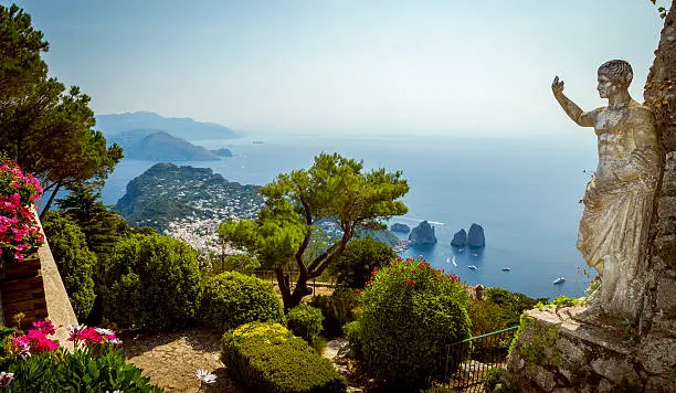 Photo of Panorama of Capri island from Mount Solaro